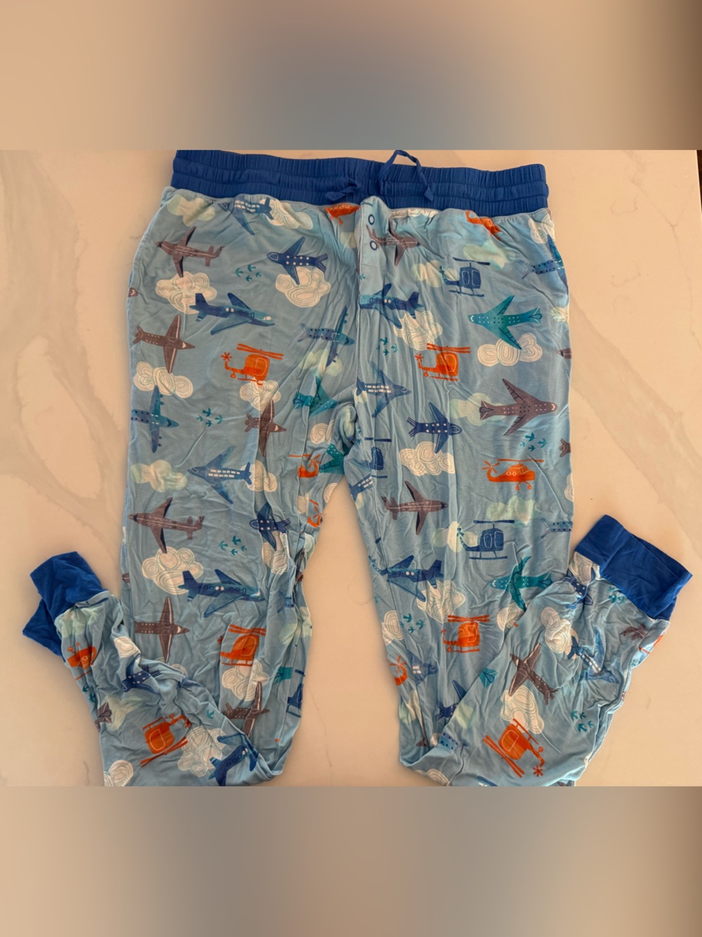 Little sleepies, airplane , size M long pants